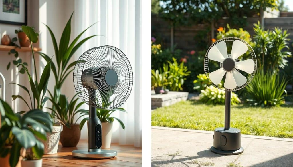 Energiesparende Nutzung von Ventilatoren mit Akku