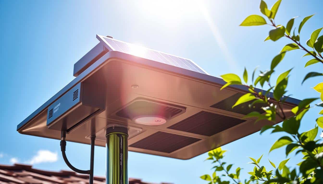 Solar Ventilator mit Akku