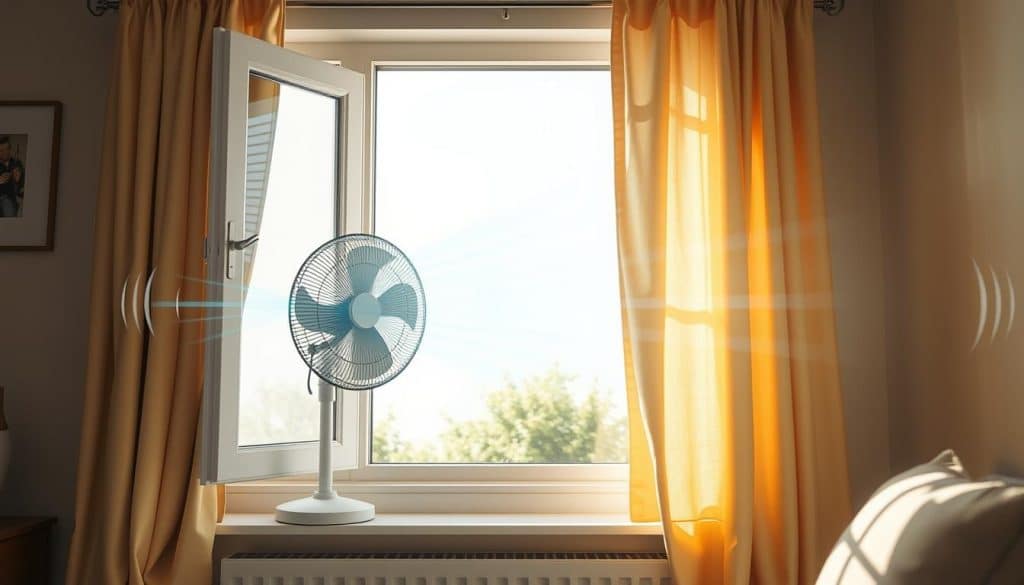 Ventilator am Fenster rein oder raus?