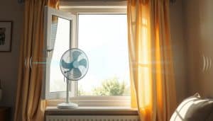 Ventilator am Fenster rein oder raus?