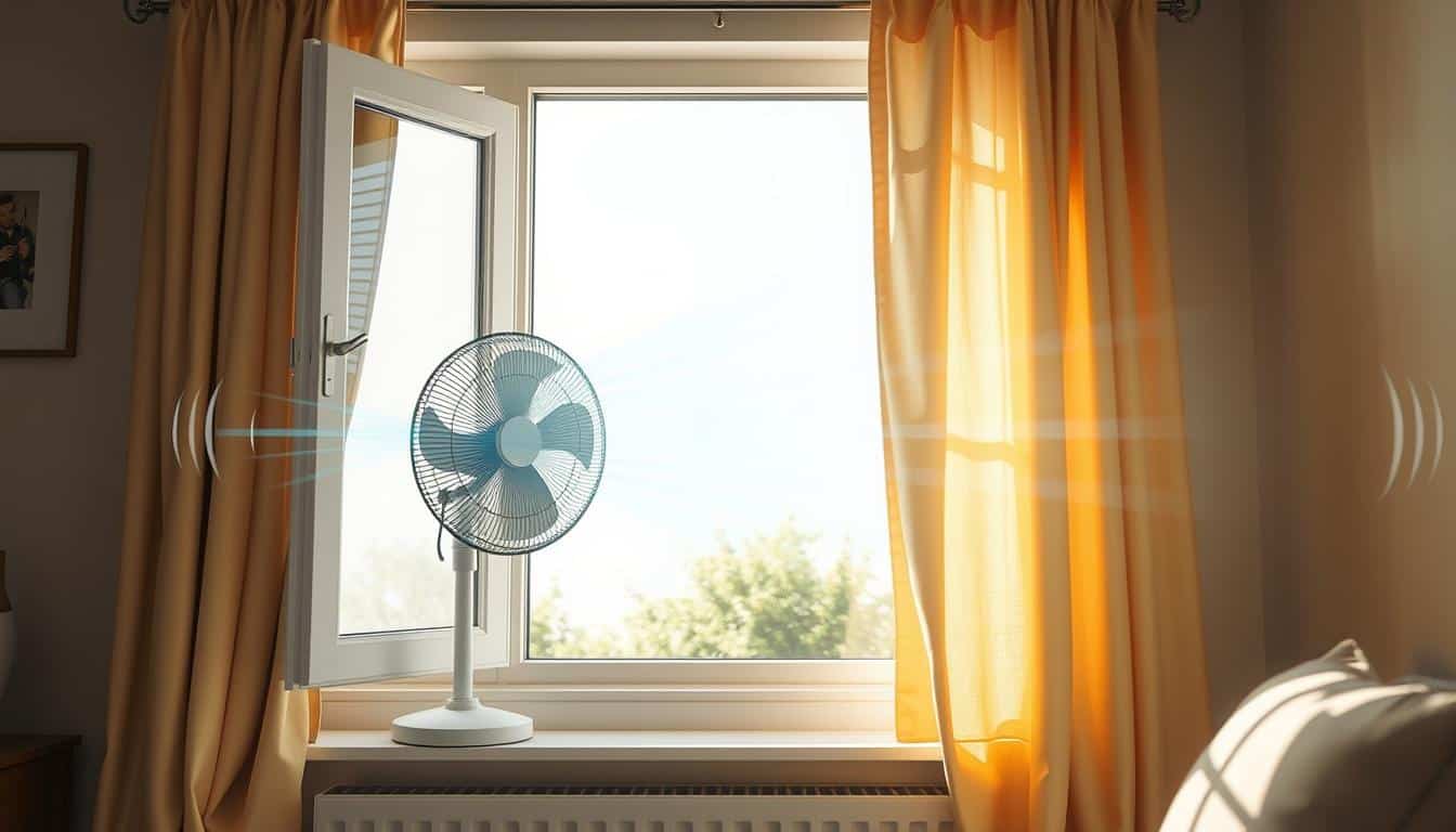 Ventilator am Fenster rein oder raus?